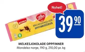 Rema 1000 MELKESJOKOLADE OPPFINNER tilbud