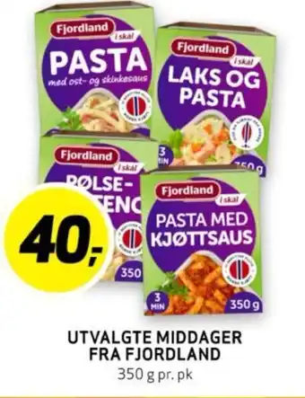 Bunnpris UTVALGTE MIDDAGER FRA FJORDLAND tilbud