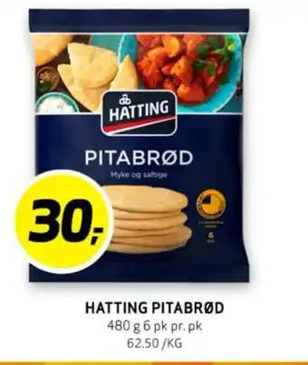 Bunnpris HATTING PITABRØD tilbud