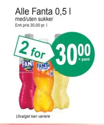 Joker Alle Fanta 0,5 l. tilbud