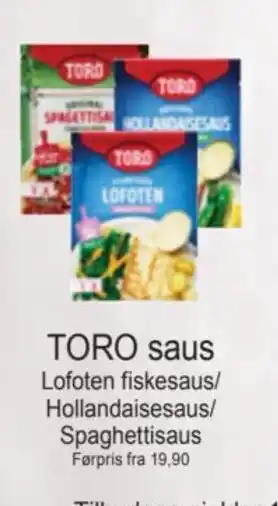 Joker TORO saus tilbud