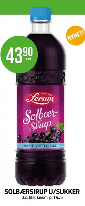 Kiwi SOLBÆRSIRUP U/SUKKER tilbud
