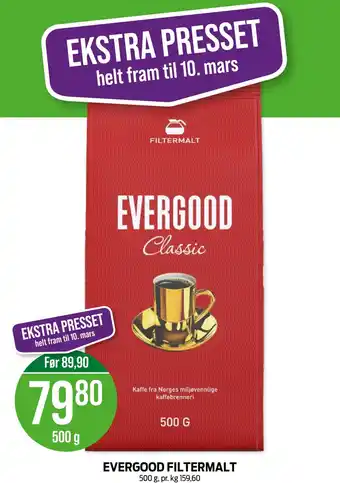 Kiwi EVERGOOD FILTERMALT tilbud