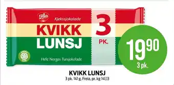 Kiwi KVIKK LUNSJ tilbud