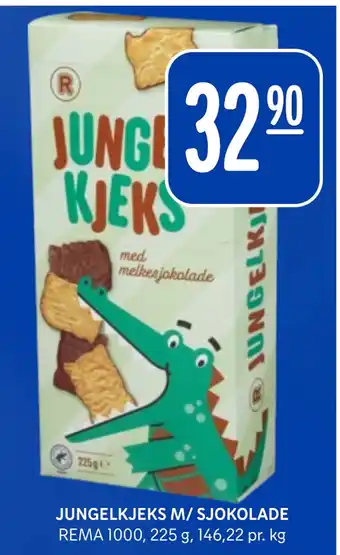 Rema 1000 JUNGELKJEKS M/ SJOKOLADE tilbud