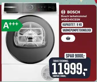 Skousen Bosch tørketrommel WQB245CESN tilbud