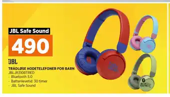 POWER TRÅDLØSE HODETELEFONER FOR BARN tilbud