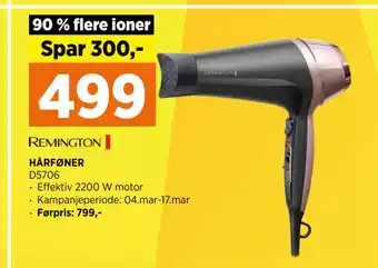 POWER HÅRFØNER D5706 tilbud