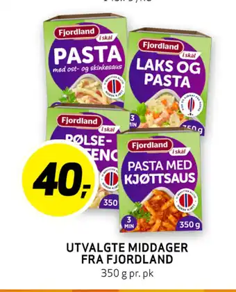 Bunnpris Utvlagte Middager fra Fjordland tilbud