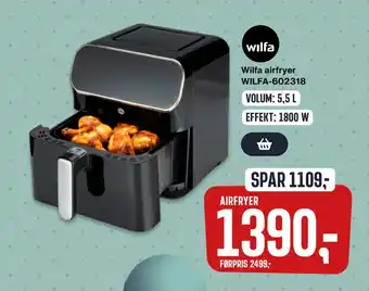 Skousen Wilfa airfryer WILFA-602318 tilbud
