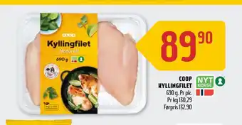 Coop Prix COOP KYLLINGFILET tilbud
