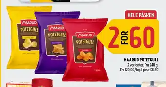 Coop Prix MAARUD POTETGULL tilbud