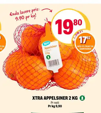 Coop Extra XTRA APPELSINER 2 KG tilbud
