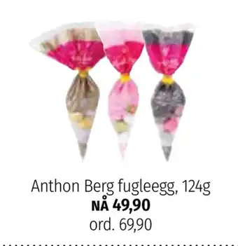 Nille Anthon Berg fugleegg, 124g tilbud