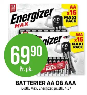 Kiwi BATTERIER AA OG AAA tilbud