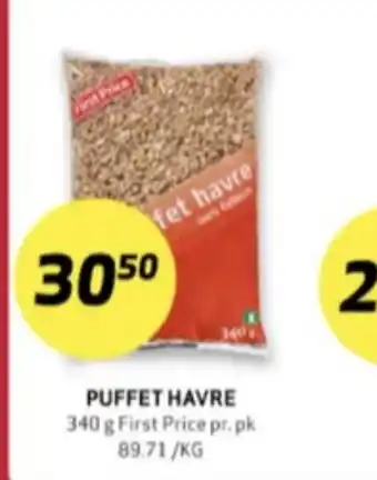 Bunnpris First price puffet havre tilbud