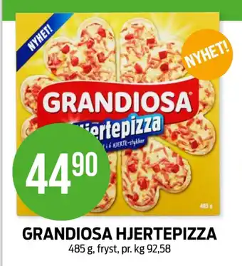 Kiwi Grandiosa hjerte pizza tilbud