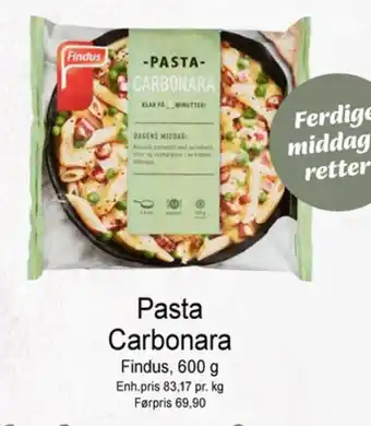 Joker Findus pasta carbonara tilbud