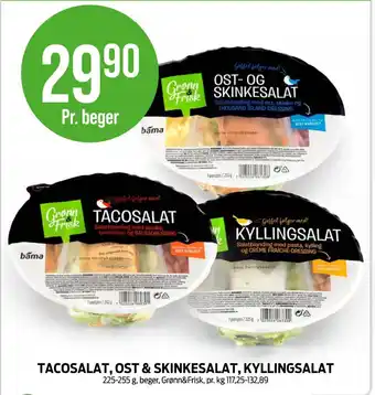 Kiwi Grønn og frisk måltidssalat tilbud