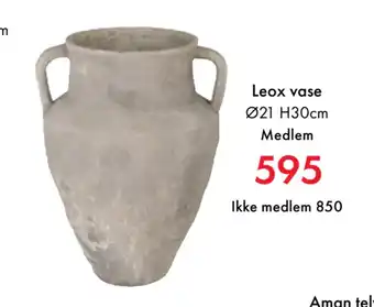Fagmøbler Leox vase tilbud