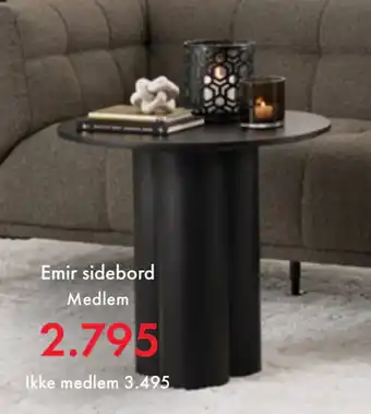 Fagmøbler Emir sidebord tilbud