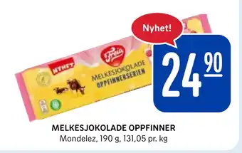 Rema 1000 MELKESJOKOLADE OPPFINNER tilbud