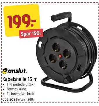 Jula Kabelsnelle 15 m tilbud
