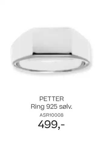 Bjørklund PETTER Ring 925 sølv tilbud