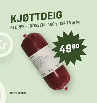 Holdbart KJØTTDEIG tilbud
