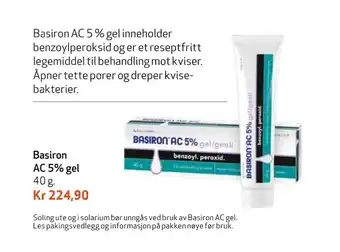 Apotek 1 Basiron AC 5% gel tilbud