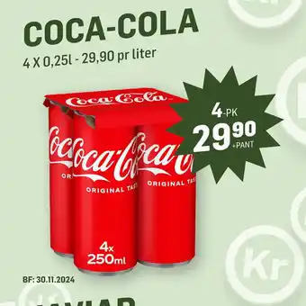 Holdbart COCA-COLA tilbud