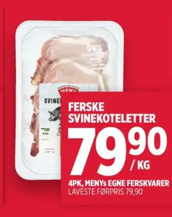 Meny Meny koteletter tilbud