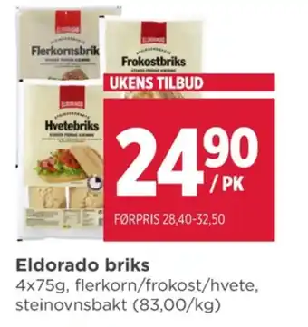 Meny Eldorado flerkornsbriks tilbud