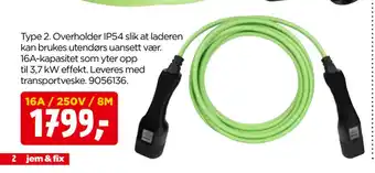 jem & fix LADEKABEL tilbud