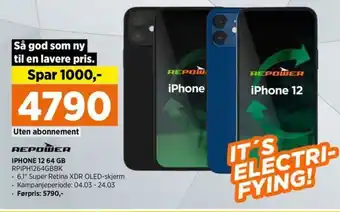 POWER IPHONE 12 64 GB tilbud
