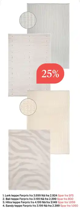Møbelringen Hitra teppe tilbud