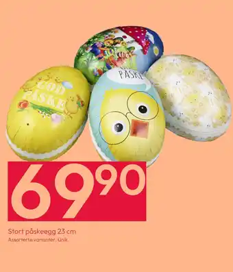Gigaboks Stort påskeegg 23 cm tilbud