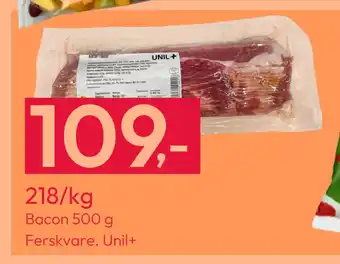 Gigaboks Bacon 500 g tilbud