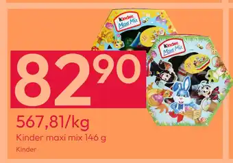 Gigaboks Kinder maxi mix 146 g tilbud