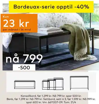 Skeidar Konsollbord tilbud