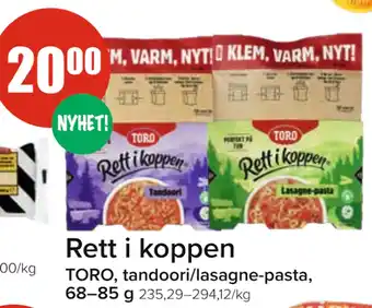 Spar Rett i koppen tilbud