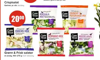 Spar Grønn & Frisk salater tilbud