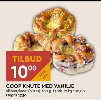 Coop Mega COOP KNUTE MED VANILJE tilbud