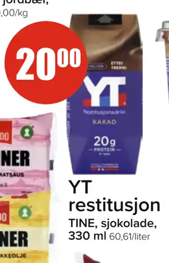 Spar YT restitusjon tilbud