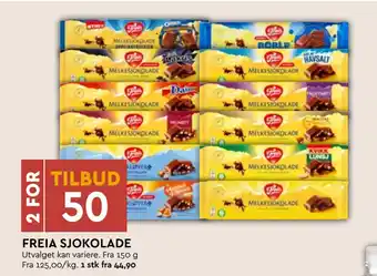 Coop Mega FREIA SJOKOLADE tilbud