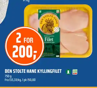 Coop Obs DEN STOLTE HANE KYLLINGFILET tilbud