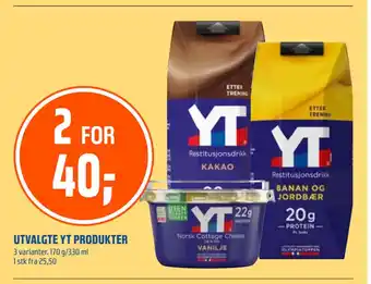 Coop Obs UTVALGTE YT PRODUKTER tilbud