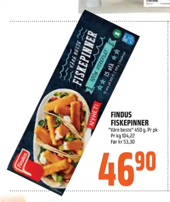 Coop Obs FINDUS FISKEPINNER tilbud