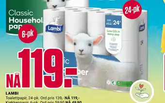 Europris LAMBI tilbud
