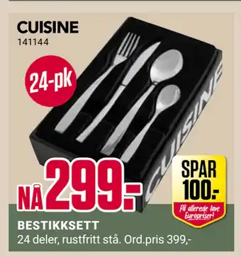 Europris BESTIKKSETT tilbud